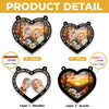 A Mother's Love Lasts Forever - Family Personalized Window Hanging Suncatcher Ornament - Mother's Day, Gift For Mom, Daughter