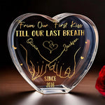 Custom Name Anniversary Gifts for Couples - Personalized 3D Crystal