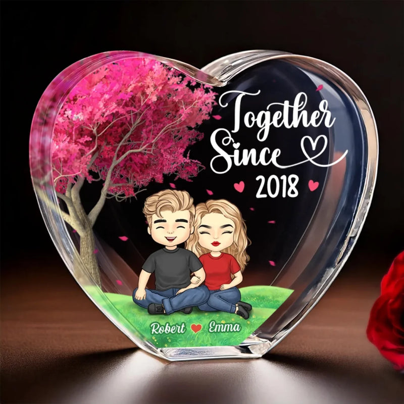 You Are The Only One I Want To Annoy For The Rest Of My Life - Couple Personalized Custom 3D Crystal Heart Shaped - Gift For Husband Wife, Anniversary