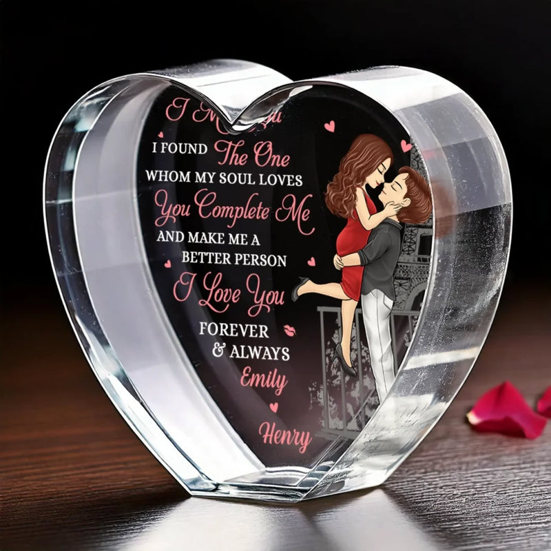 Custom Name Romantic Couple Gifts - Personalized 3D Crystal