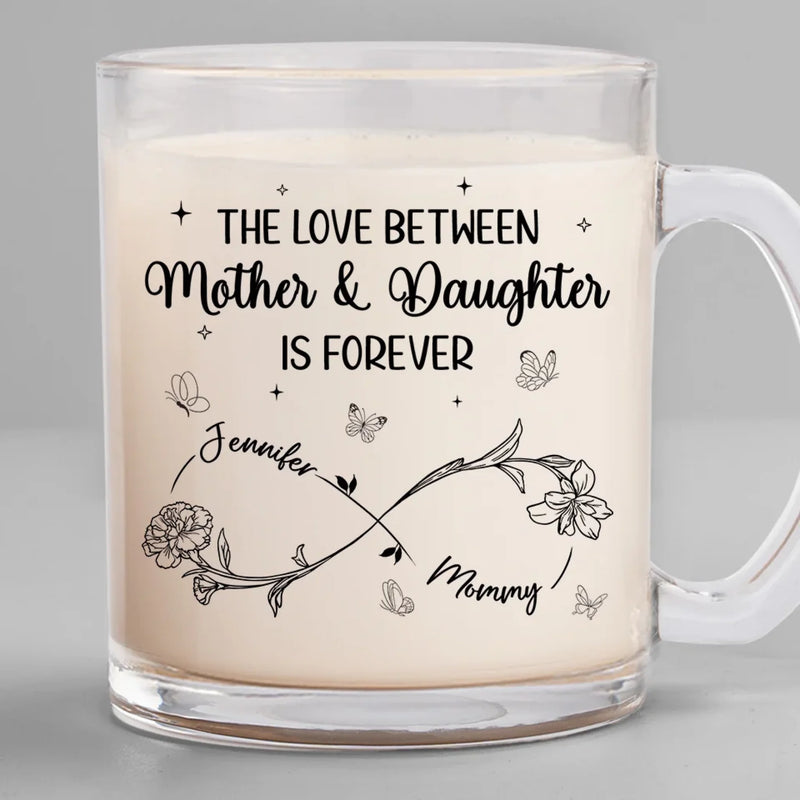 You Are My Heart, My Joy, My Daughter - Family Personalized Custom Glass Mug - Mother's Day, Gift For Mom, Daughter