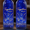 From This Moment, Till Forever - Couple Personalized Custom Blue Bottle Lamp - Gift For Husband Wife, Anniversary