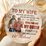Custom Name Romantic Wife Gifts - Personalized Ceramic Plate