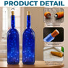 You Are The Piece That Holds Us Together - Family Personalized Custom Blue Bottle Lamp - Mother's Day, Gift For Mom, Grandma