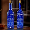 You Are The Piece That Holds Us Together - Family Personalized Custom Blue Bottle Lamp - Mother's Day, Gift For Mom, Grandma
