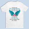 He Is My Angel, I Am His Wife - Memorial Personalized Custom Unisex T-shirt, Premium T-shirt, Hoodie - Sympathy Gift For Family Members