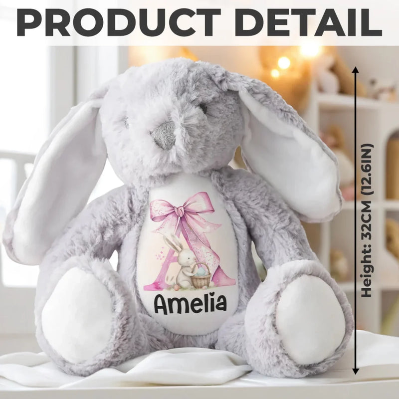 Easter Joy And Blessings From Above - Family Personalized Custom Easter Bunny Plush - Easter Gift For Family Members