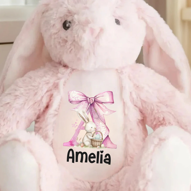 Easter Joy And Blessings From Above - Family Personalized Custom Easter Bunny Plush - Easter Gift For Family Members