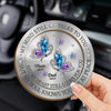 Some Part Of Me Will Always Search For You - Memorial Personalized Custom Car Visor Clip - Sympathy Gift For Family Members