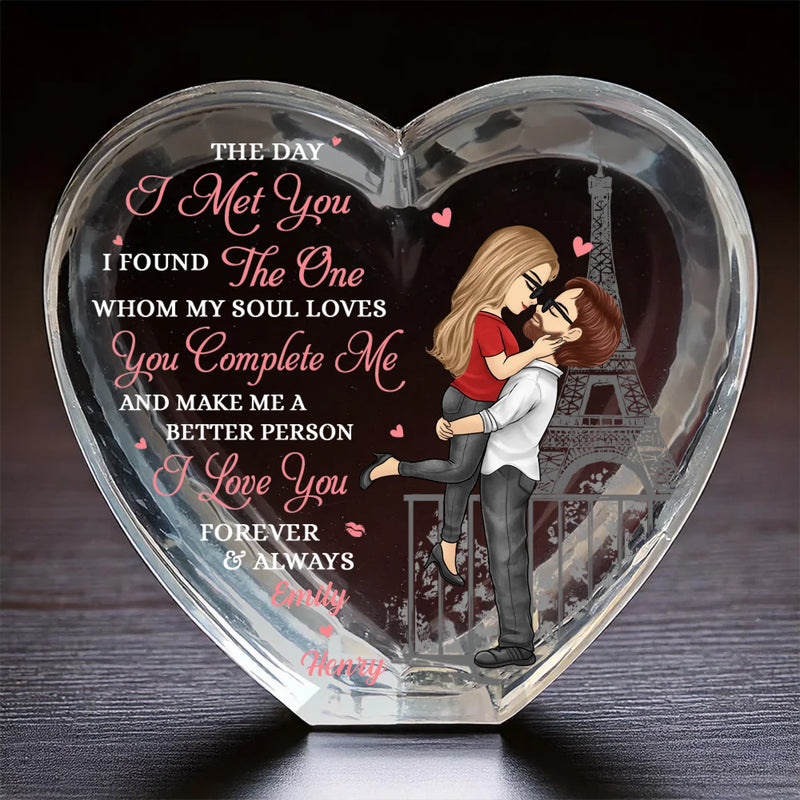 Custom Name Romantic Couple Gifts - Personalized 3D Crystal