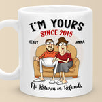 Custom Name Anniversary Couple Gifts - Personalized Mugs