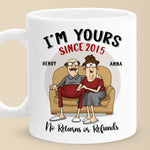 Custom Name Anniversary Couple Gifts - Personalized Mugs