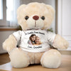 Custom Photo My Love For You Is Always Near - Memorial Personalized Custom Teddy Bear Plush - Sympathy Gift For Family Members