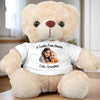 Custom Photo My Love For You Is Always Near - Memorial Personalized Custom Teddy Bear Plush - Sympathy Gift For Family Members