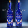 Forever Yours, Since The Day We Met - Couple Personalized Custom Blue Bottle Lamp - Gift For Husband Wife, Anniversary