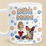 Custom Name Dog Mom Gifts for Women - Personalized Mugs