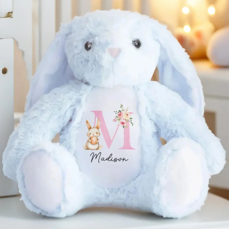 A Bunny Hug Is The Best Hug - Family Personalized Custom Easter Bunny Plush - Easter Gift For Family Members