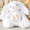A Bunny Hug Is The Best Hug - Family Personalized Custom Easter Bunny Plush - Easter Gift For Family Members