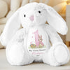 Bunny Trails Lead To Happiness - Family Personalized Custom Easter Bunny Plush - Easter Gift For Baby Kids, Newborn Baby
