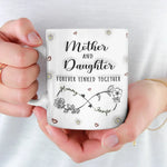 Custom Name Mother and Daughter Gifts - Personalized Mugs