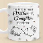 Custom Name Mother and Daughter Gifts - Personalized Mugs