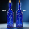Watching You Grow, My Joy - Family Personalized Custom Blue Bottle Lamp - Mother's Day, Gift For Mom, Daughter