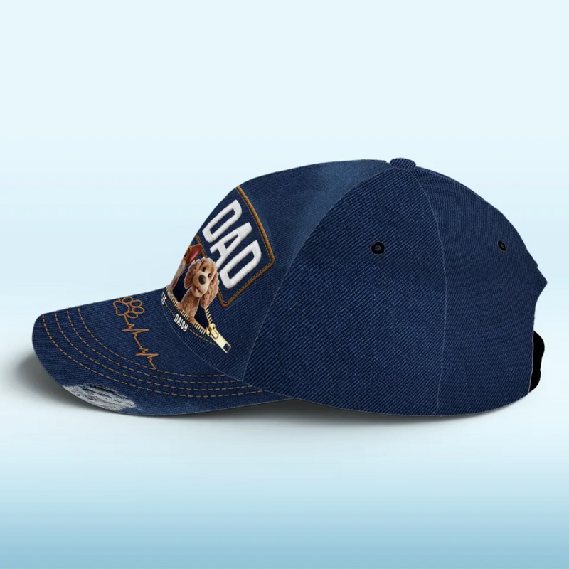 Happiness Is Being A Pet Parent - Dog Personalized Custom Hat, All Over Print Classic Cap - Gift For Pet Owners, Pet Lovers