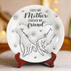 A Mother's Love Shines Bright - Family Personalized Custom 3D Inflated Effect Printed Ceramic Plate - Mother's Day, Gift For Mom, Daughter