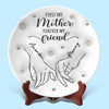 A Mother's Love Shines Bright - Family Personalized Custom 3D Inflated Effect Printed Ceramic Plate - Mother's Day, Gift For Mom, Daughter
