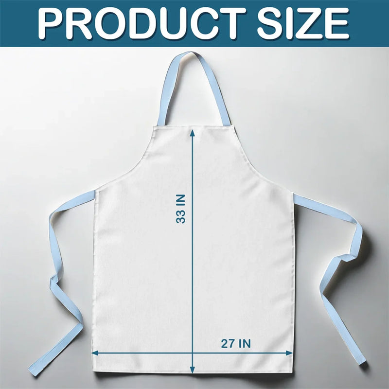 Love On The Grill - Couple Personalized Custom Apron - Gift For Husband Wife, Anniversary