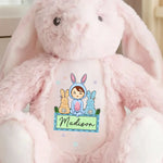 Custom Name Bunny Gifts for Kids - Personalized Bunny Plush