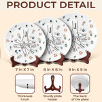 Custom Name Family Togetherness Gifts - Personalized Ceramic Plate