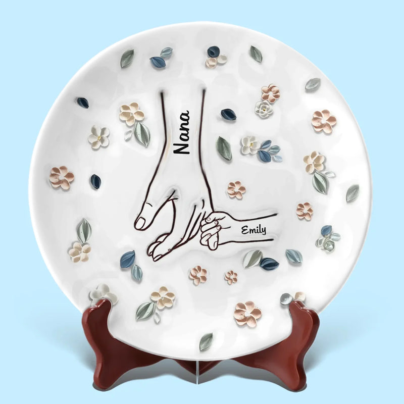 Custom Name Family Togetherness Gifts - Personalized Ceramic Plate