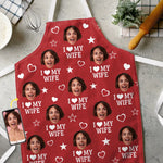 Custom Photo Wife Gifts for Husband - Personalized Apron