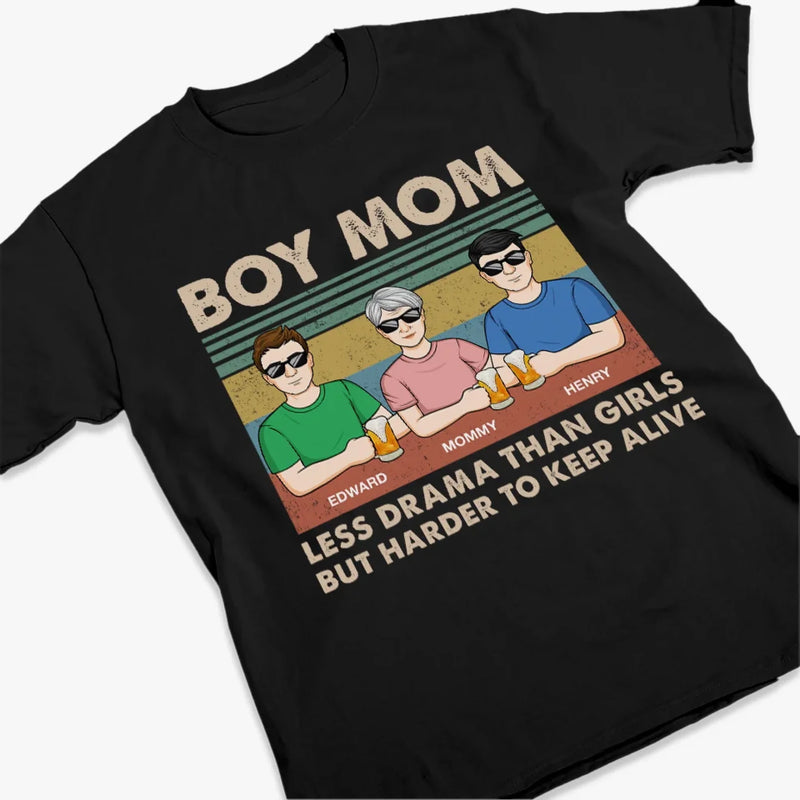Funny Boy Mom Gifts for Mothers - Graphic Apparel