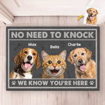 Custom Pet Photo Welcome Decor for Pet Lovers - Personalized Doormat