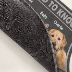 Custom Pet Photo Welcome Decor for Pet Lovers - Personalized Doormat