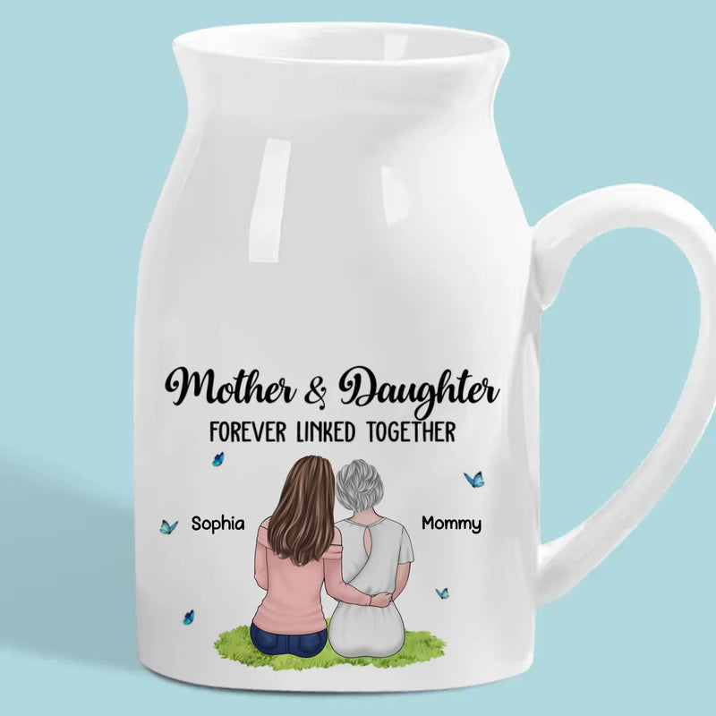 Custom Name Mother Daughter Gifts - Personalized Flower Vase
