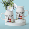 Mom Makes Everything Better - Family Personalized Custom Home Decor Flower Vase - Mother's Day, House Warming Gift For Mom, Daughter