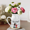 Mom Makes Everything Better - Family Personalized Custom Home Decor Flower Vase - Mother's Day, House Warming Gift For Mom, Daughter