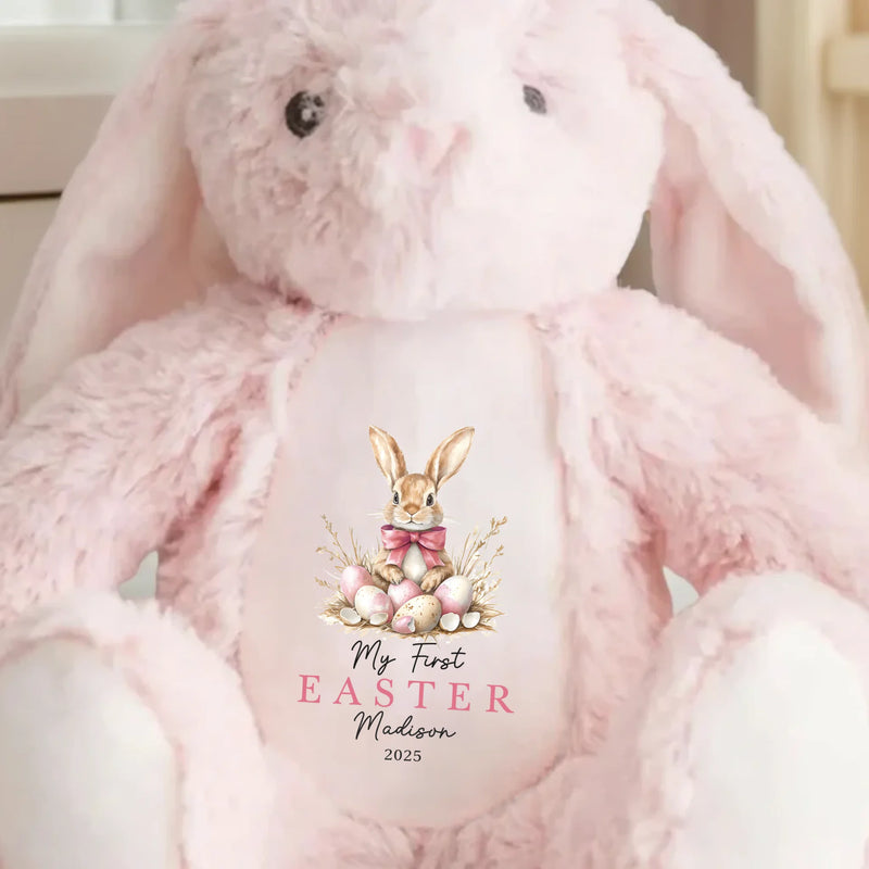 Custom Name My First Easter Baby Gifts - Personalized Bunny Plush
