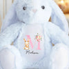 A Bunny Hug Is The Best Hug - Family Personalized Custom Easter Bunny Plush - Easter Gift For Family Members