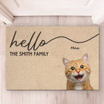 Custom Pet Photo Family Welcome Gifts - Personalized Doormat