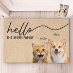 Custom Pet Photo Family Welcome Gifts - Personalized Doormat