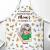 Everything Tastes Better In Mom's Kitchen - Family Personalized Custom Apron - Mother's Day, Gift For Mom, Grandma