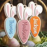 Custom Name Easter Bunny Gifts - Personalized Ornament