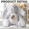 Custom Photo A Loving Hug That Lasts A Lifetime - Family Personalized Custom Easter Bunny Plush - Gift For Family Members