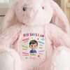 Chosen To Shine, Filled With Love - Family Personalized Custom Easter Bunny Plush - Gift For Family Members
