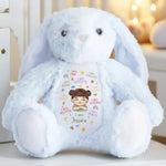 Custom Name Inspirational Gifts for Girls - Personalized Bunny Plush