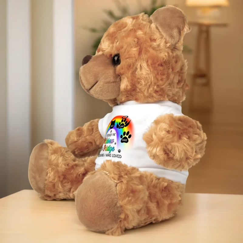 Custom Name Pet Memorial Gifts - Personalized Teddy Bear Plush